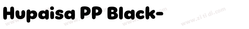 Hupaisa PP Black字体转换